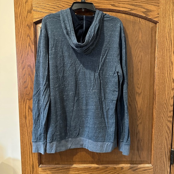Sonoma Goods For Life Mens XL Blue Speckled Pullover Hoodie - Picture 3 of 3